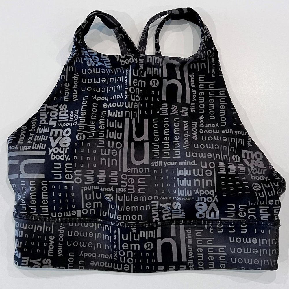 LuLuLemon Energy High-Neck Longline Bra - SIZE 8